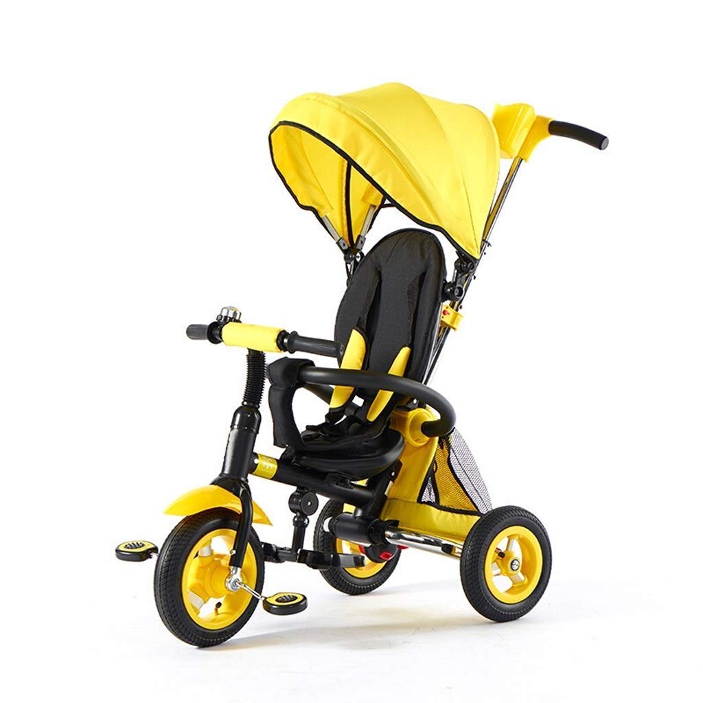 Amazon.co.jp: 三輪車トライク子供屋外黄色三輪車、1〜6歳の女の子