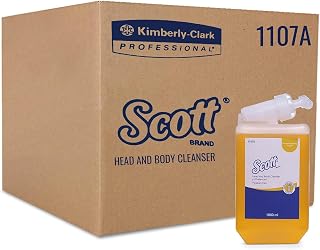 Scott® Shower Gel, Head & Body Gel with Hair Conditioner, Pack of 6, 1L/Cassette (Total 6 Liters), Cologne Fragrance (1107A) Price In India