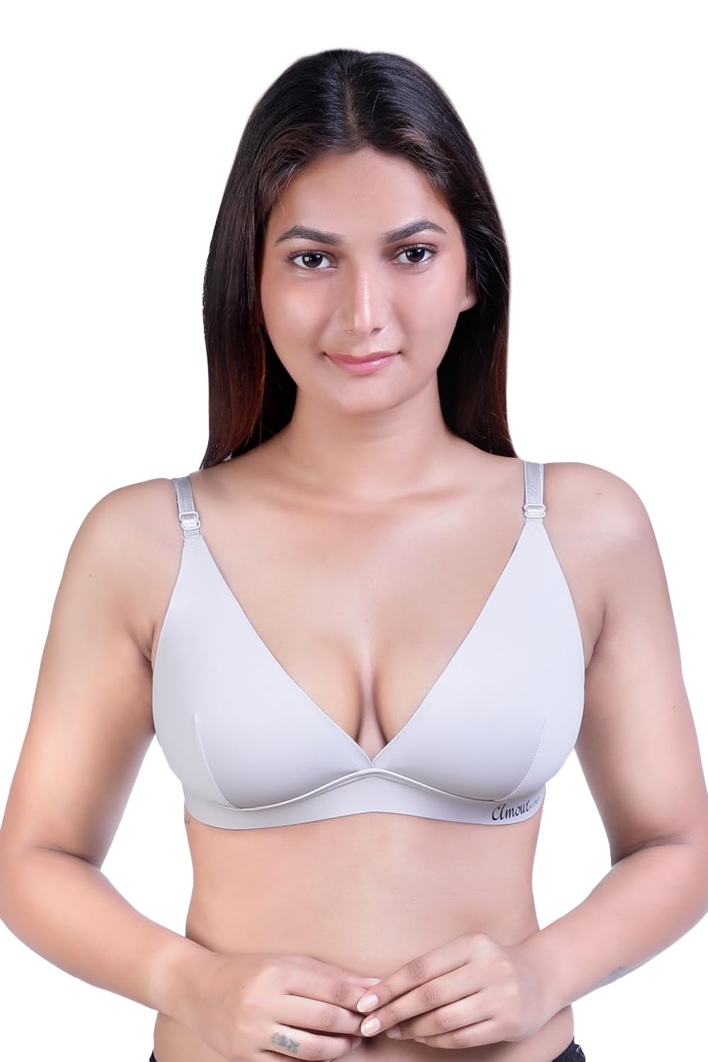 amour secret Women Non Padded Seamed Triangle/Bralette Bra B037-picture-23
