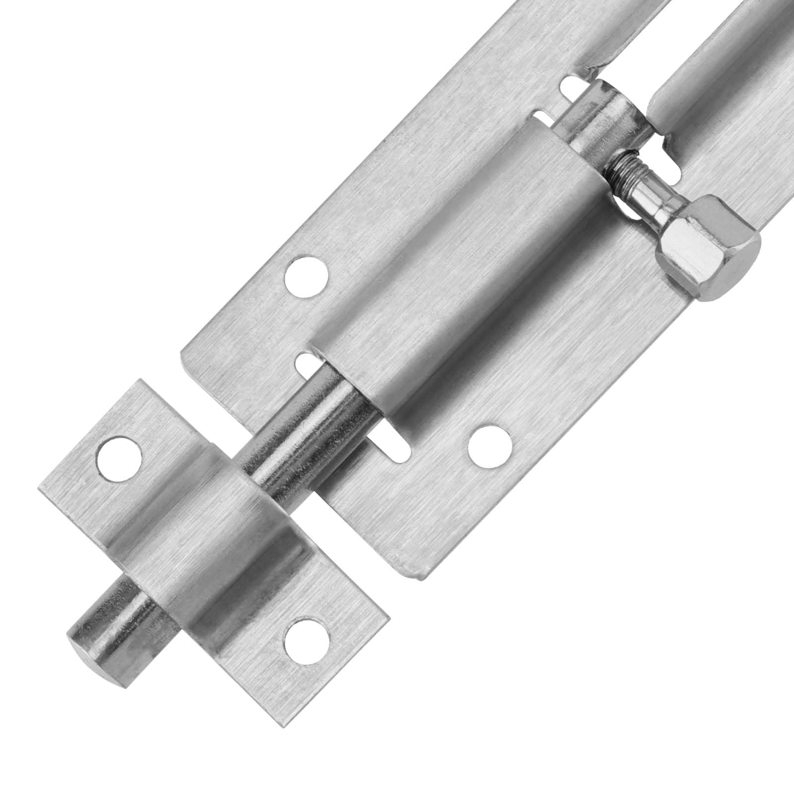 SINJEUN – 20 Bulloni Per Serratura In Acciaio Inox 75x27 Mm, Con 120 Viti, Per Porte Di Bagno, Garage, Cancello E Capannoni