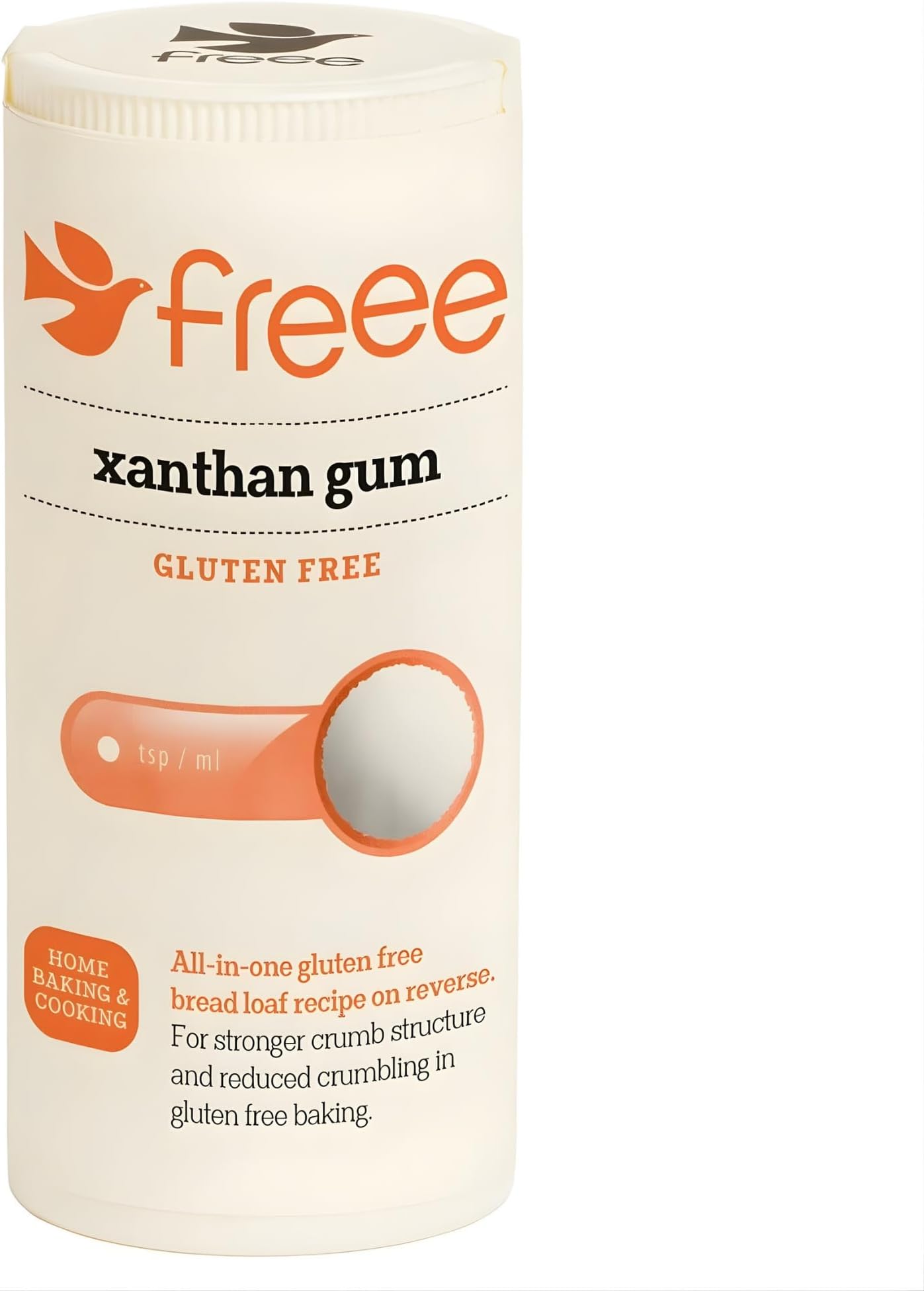 freee Gluten Free Xanthan Gum Powder 3.53 Oz (100 g) | Thickener, Binder & Stabilizer | For Baking, Sauces, Soups, Desserts, Ice Cream | Kosher, Vegan, GF, Halal | Imported from UK