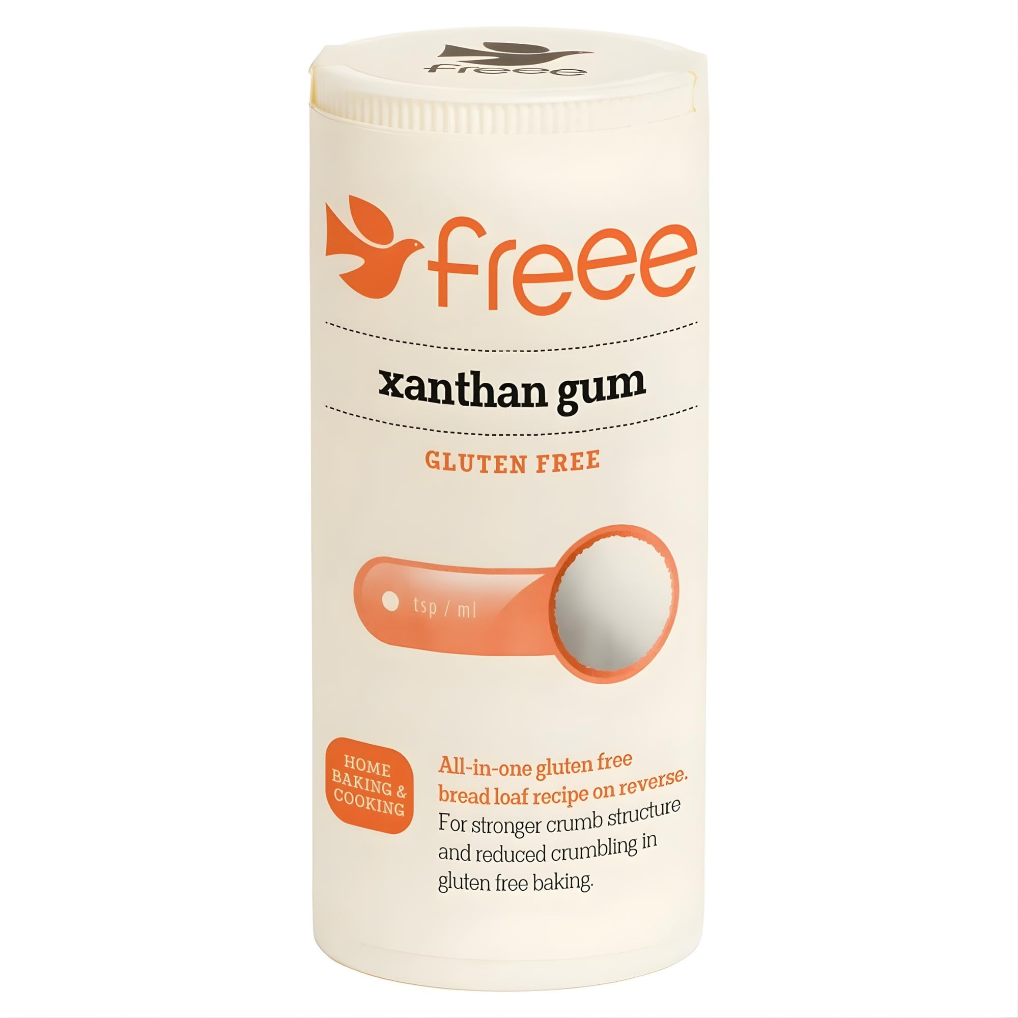 freee Gluten Free Xanthan Gum Powder 3.53 Oz (100 g) | Thickener, Binder & Stabilizer | For Baking, Sauces, Soups, Desserts, Ice Cream | Kosher, Vegan, GF, Halal | Imported from UK