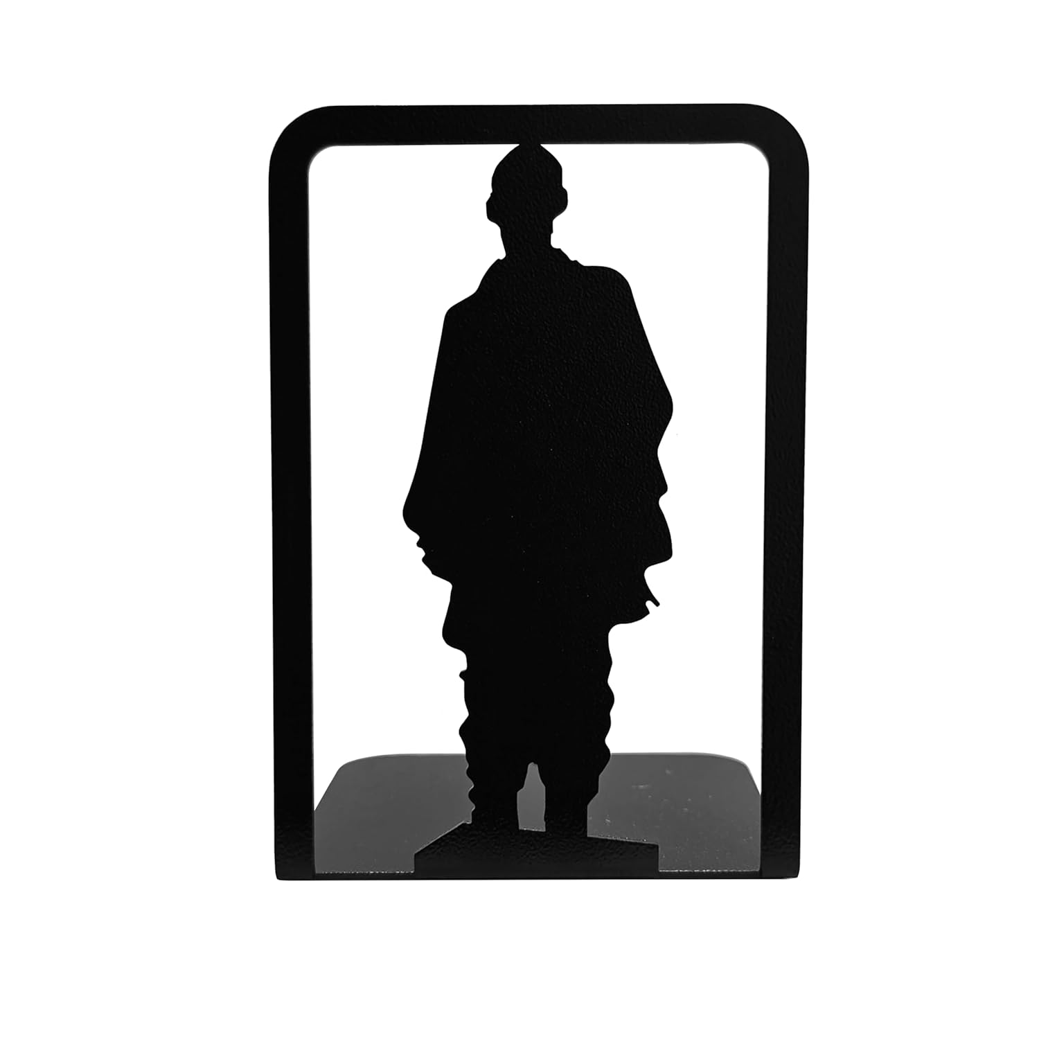 HeavenlyKraft Decorative Bookends, Metal Bookends, Non Skid Book Ends, Book Stopper for Home/Office Decor/Shelves, 7 X 4.72 X 3.9 Inch Per Piece (Iron Man of India)