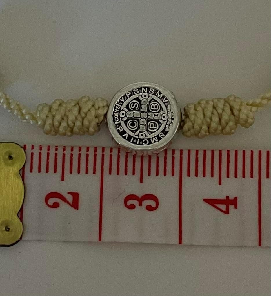 Saint Benedict Bracelet, San Benito Pulseras, Colorful Bracelet, Saint Benedict Bracelet Ajustable, Women Bracelet, Religious Bracelet, Catholic Bracelet. - Image 7