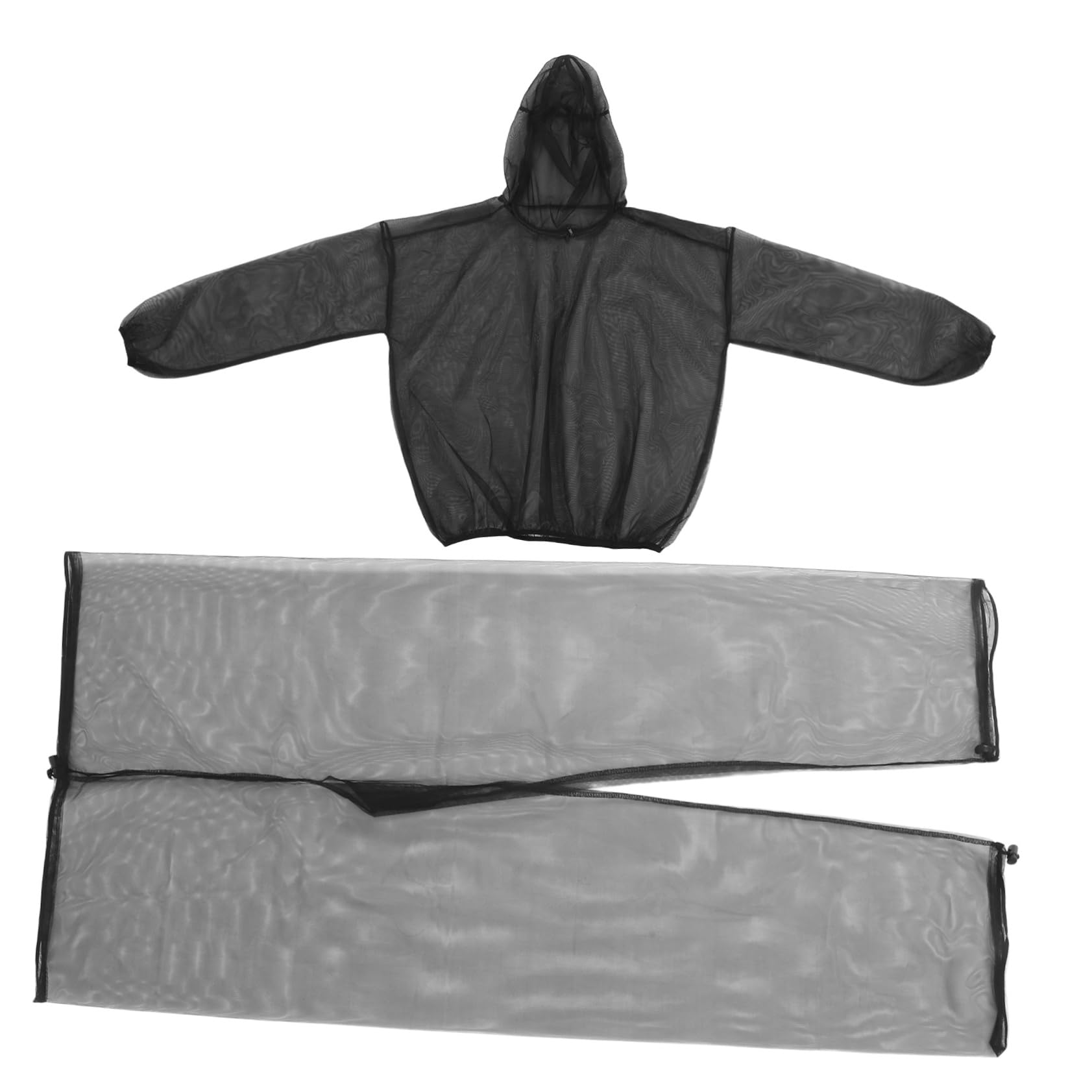 COLLBATH Moskitonetz Kleidung aus Mesh für Damen und Herren, Schwarz