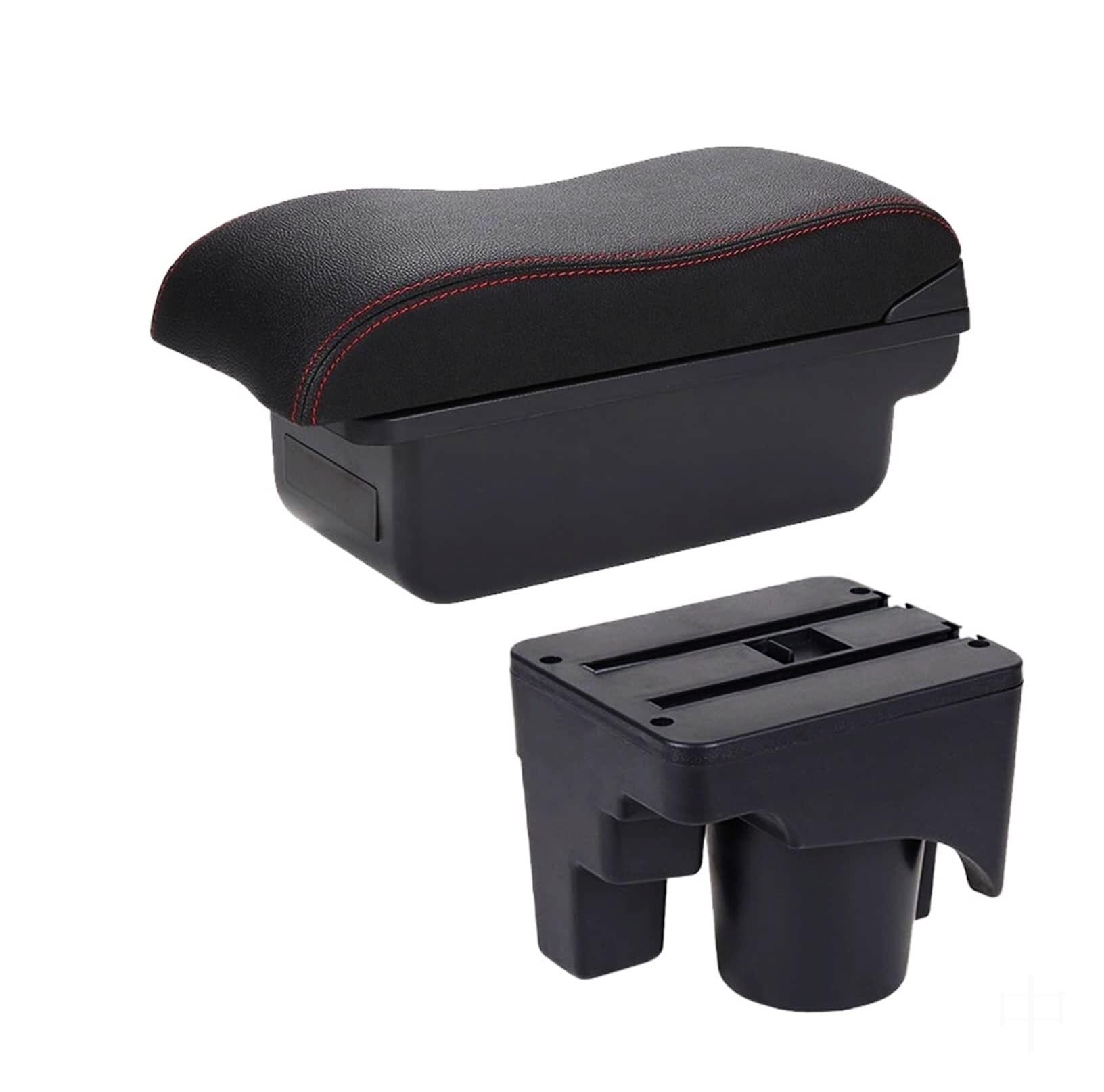 GTDTKGANAK Storage Box For Vw For Golf 5 For 6 For Mk5 For Mk6 For Jetta For Sagitar Car Armrest For Box Center Console Storage For(A1 No Usb)