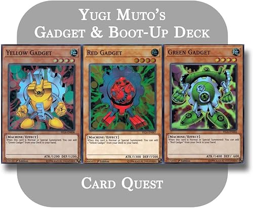 Yu-Gi-Oh! - Gadget completo y cubierta de arranque de Yugi Muto