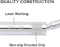 Vista 4 de Mayouko 6 piezas 3/8" dado magnético giratorio de pared delgada para bujías, 12 puntos, 1 mm de pared delgada, 14 mm, 9/16", 5/8", 13/16