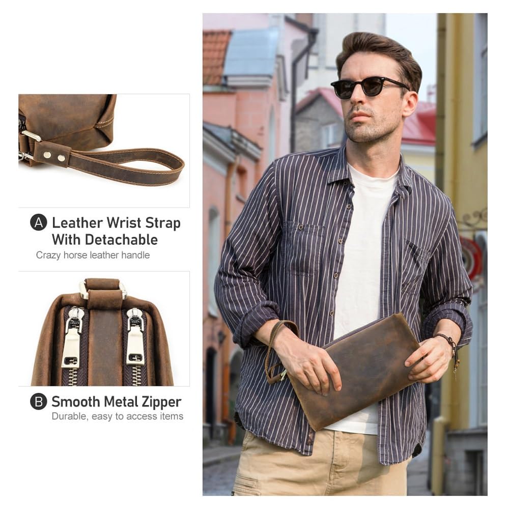 Neceser for Hombres, Bolsa de Viaje Essentials Shaving Dopp Kit, Bolsa de Viaje, Estuche Organizador de artículos de tocador, Accesorio de Maquillaje cosmético, Resistente al Agua