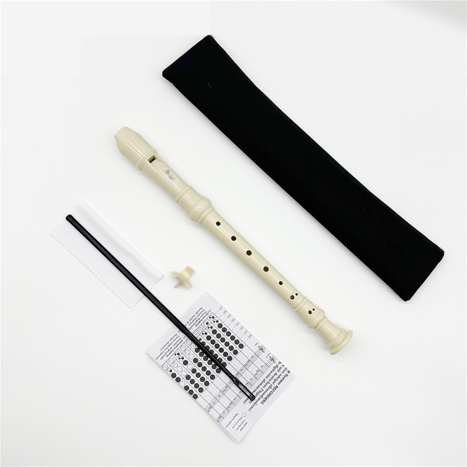 Flet Prosty Sopranowy (palcowanie Angielskie) 8 otworowy Instrument Z Żywicy ABS Flety Proste Dla Początkujących