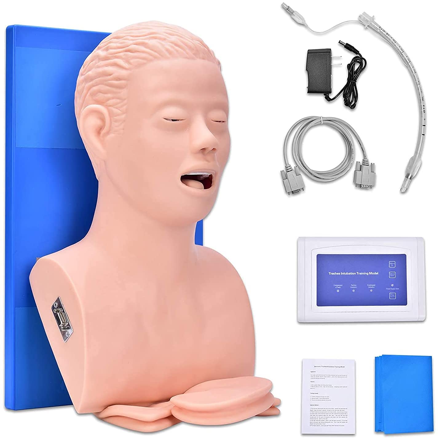 Buy PVC Electronic Adult Tracheal Intubation Training Model Manikin ...