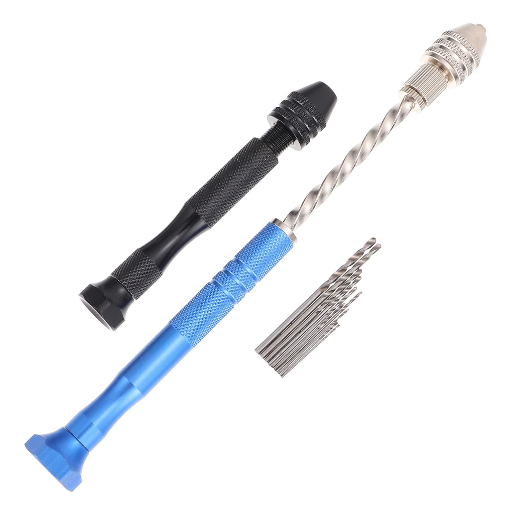 AUTSUPPL Steel Material Hand Drill Set Pin Vise for Jewelry Making and Resin Drills