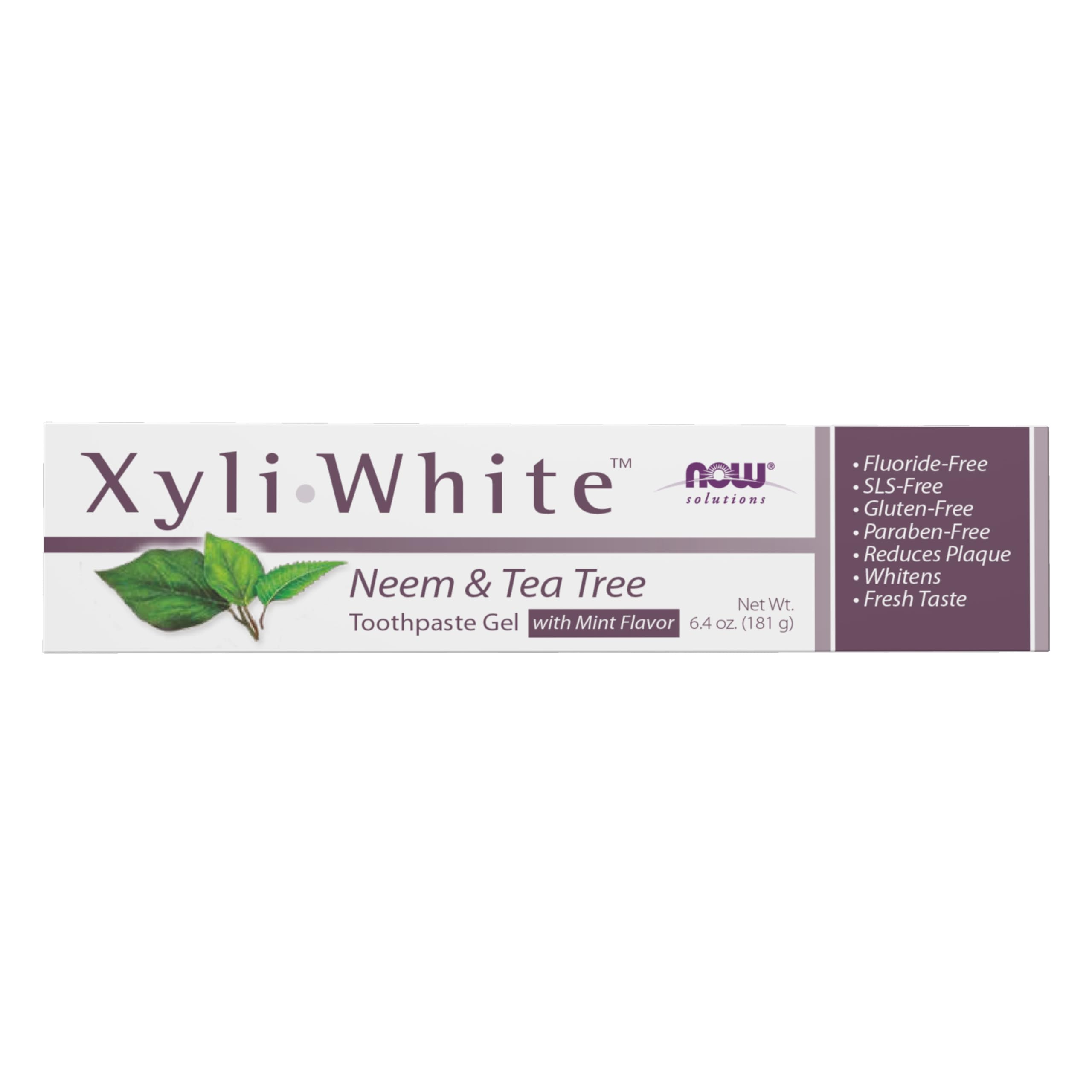 Xyliwhite Neem and Tea Tree Toothpaste Gel with Mint Flavour, 6.40 oz.
