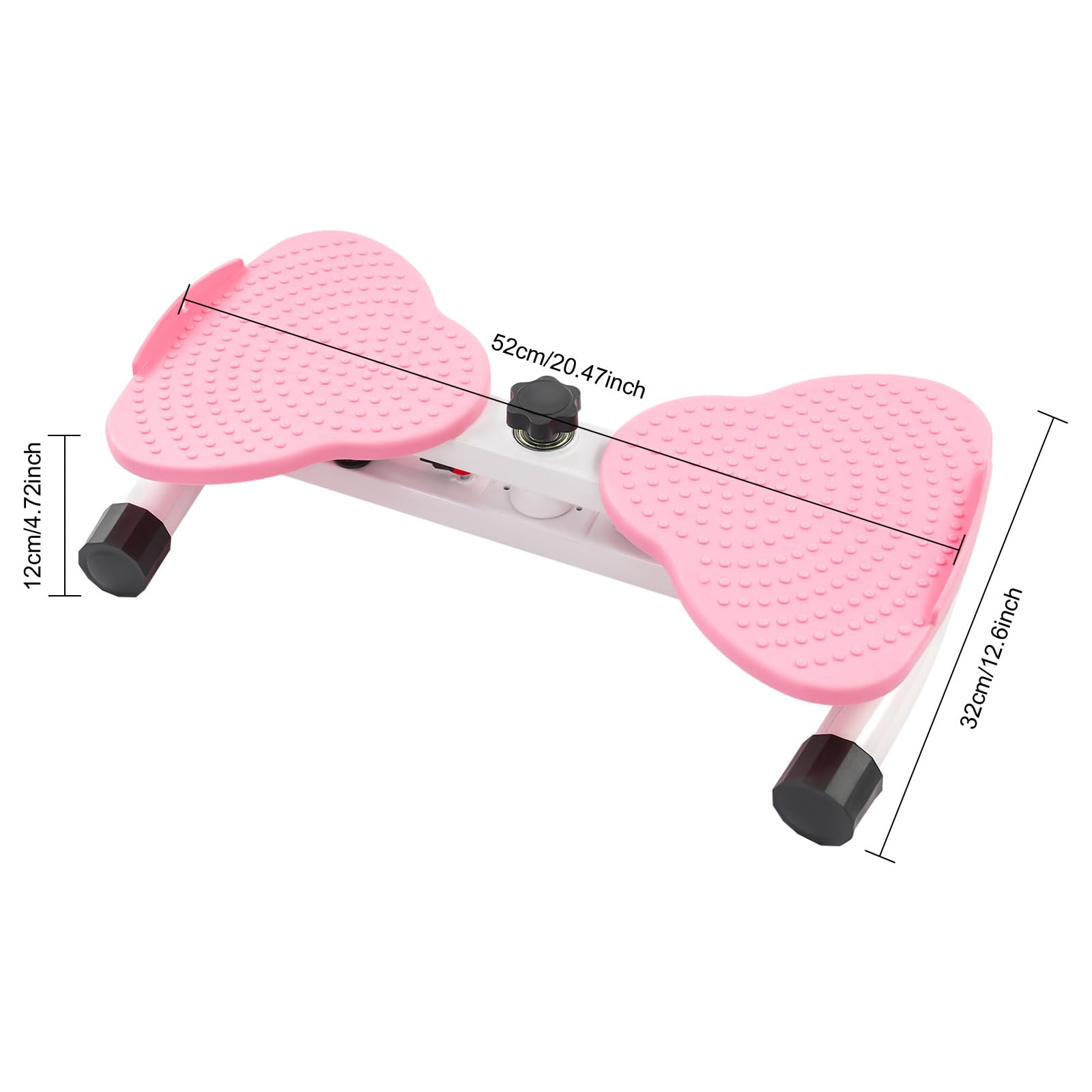Taille Drehbrett mit Widerstandsbändern, Rutschfestes Twister Board mit 0–75° Drehung, Balance Trainer für Zuhause, Ganzkörpertraining, Core Workout & Gewichtsreduktion, 100kg Belastbarkeit