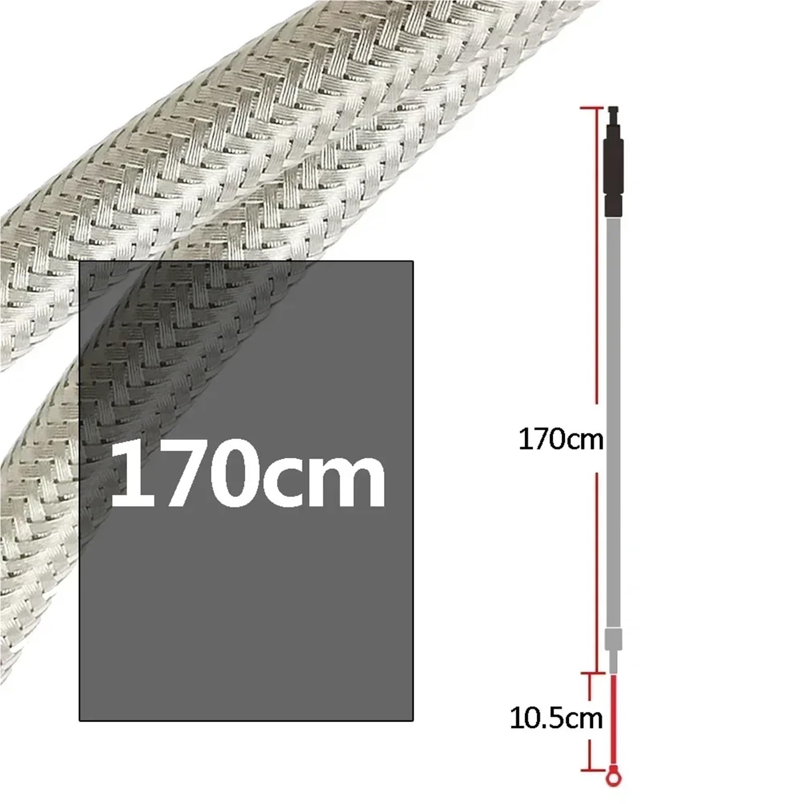 Zestaw naprawczy linek hamulcowych Akcesoria linki sprzęgła stali nierdzewnej oplocie pasujące samochodów sportowych Do Harley/Electra Tour Glider(170cm)