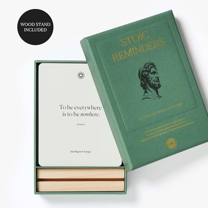 Intelligent Change 52 Stoic Reminders Quote Cards