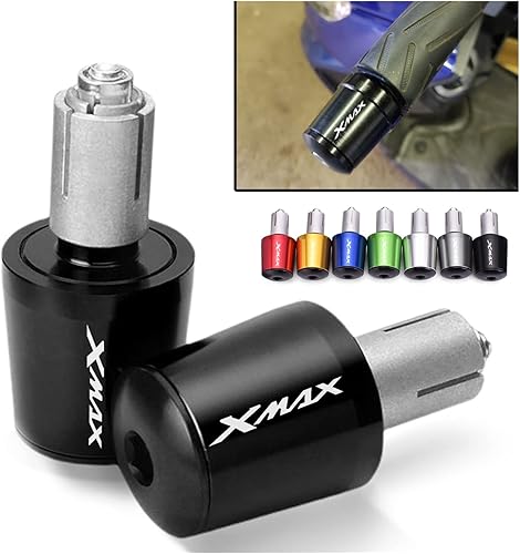 Miniatura 5 de Motorcycle CNC Motorcycle Hand Grips Bar End Plug Moto Handlebar Caps for Xmax 125 250 300 400 X-MAX 2016 2017 2018 2019 2020 2021 Handle end