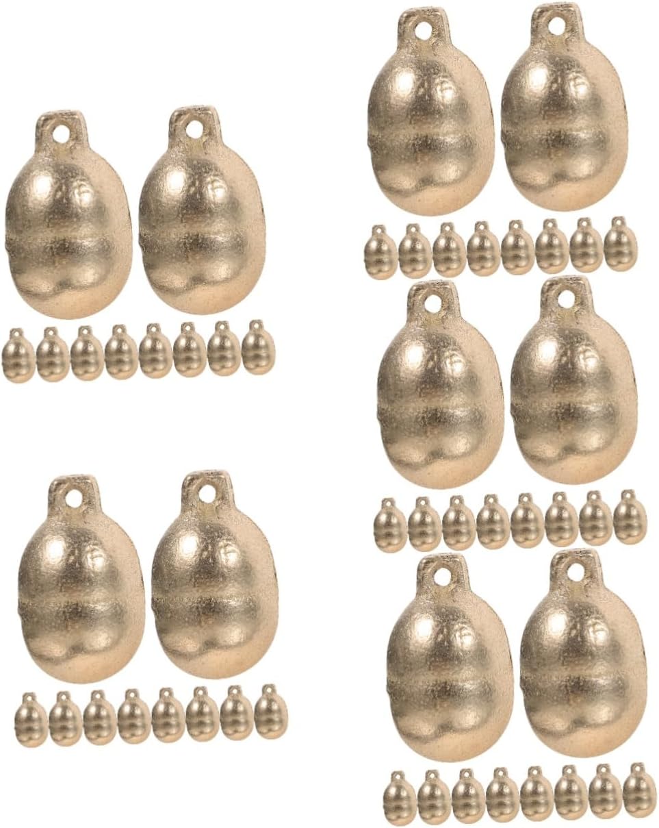 Hemoton 50pcs Pet Bells for Dog Cat Collars Multi-function Accessories for Pet Tracking Loud Sound and Festive Decor