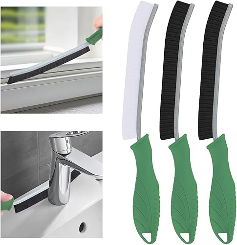 Cepillo de limpieza de hendiduras de cerdas duras, cepillo de limpieza delgado, cepillo de limpieza pequeño, cepillo de lechada, cepillo de cocina,