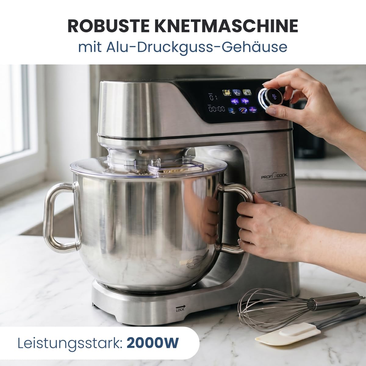 ProfiCook® Küchenmaschine | 2000W | 11L | 12 Stufen | PC KM 1338