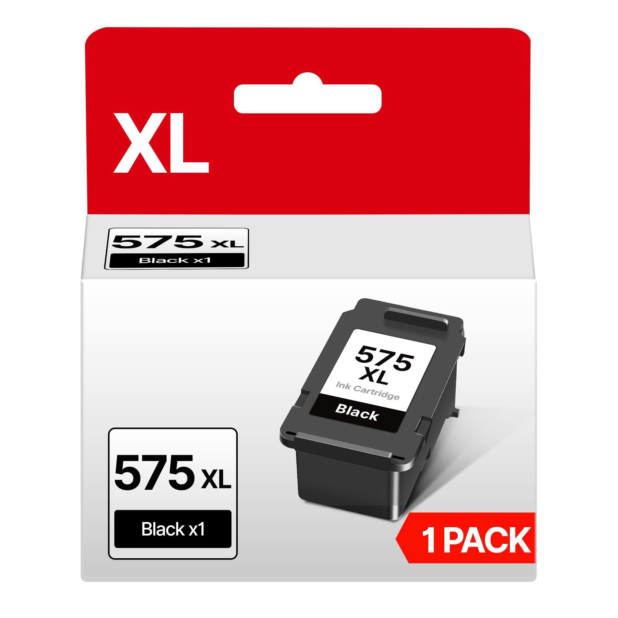 PG-575XL 575 XL Nero Cartuccia d'inchiostro Sostituzione per Canon 575 XL Nero per Canon PIXMA TS3550i TS3551i TR4750i TR4751i TS3750i TS3752i TS3751i TR4755i TR4756i (1 Nero)