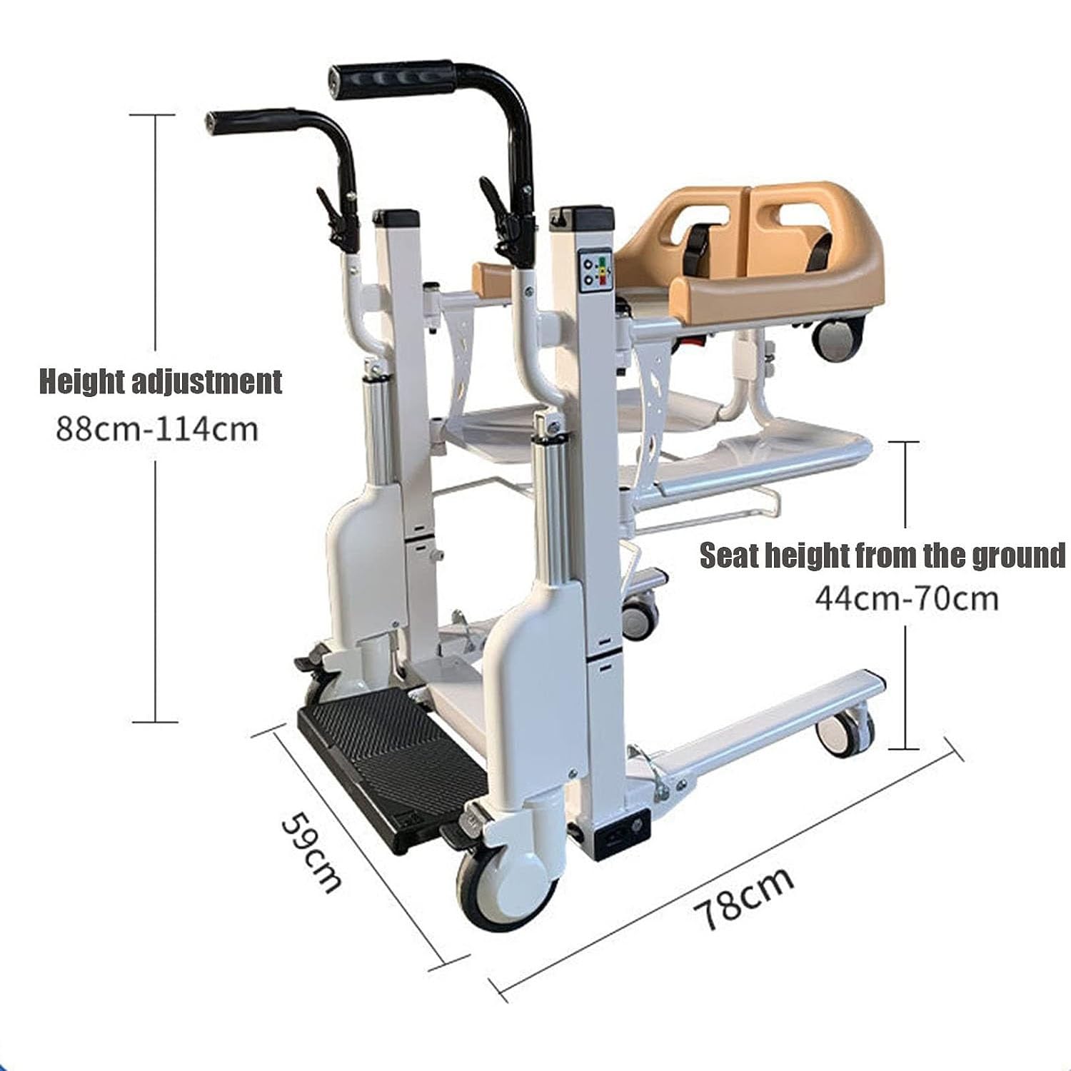Elektryczny podnośnik pacjenta Wózek inwalidzki ， Krzesło transferowe Krzesło transportowe dla niepełnosprawnych Krzesło łazienkowe Podnośnik pacjenta Pomoc domowa Starsze sparaliżowane urządzenie tra