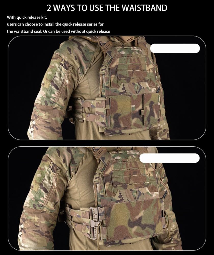 Chaleco Táctico Militar Al Aire Libre Tactical, Chaleco De Combate De Camuflaje Ajustable Asalto Entrenamiento Combate Protector Adultos Juego Campo CS Al Aire Libre