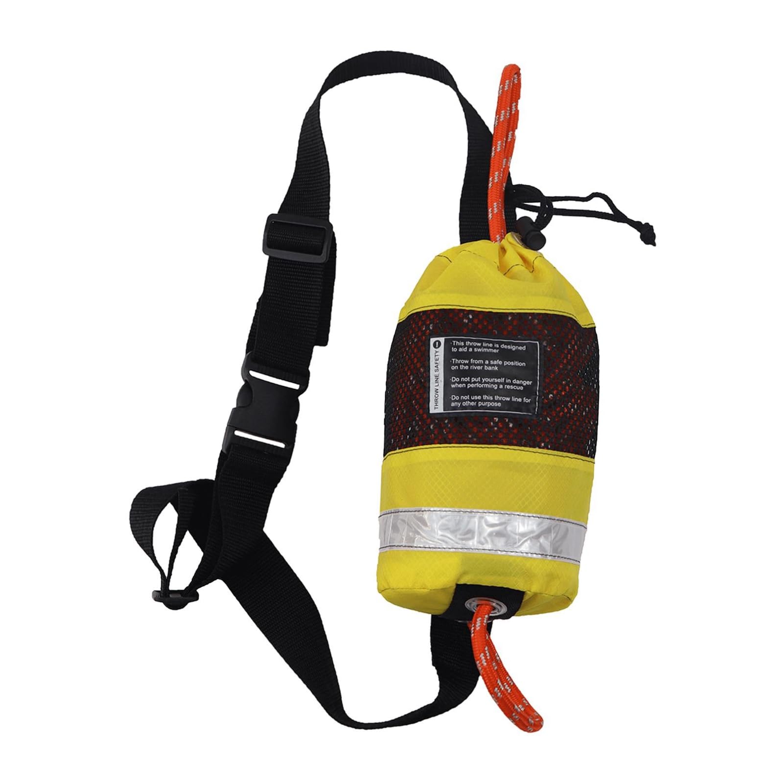 Wurfsack, schwimmendes Seil, gut, werfbare Schwimmvorrichtung, 16 m Ausrüstung für Kajak, Schwimmen, Segeln, Rafting, Outdoor-Zubehör