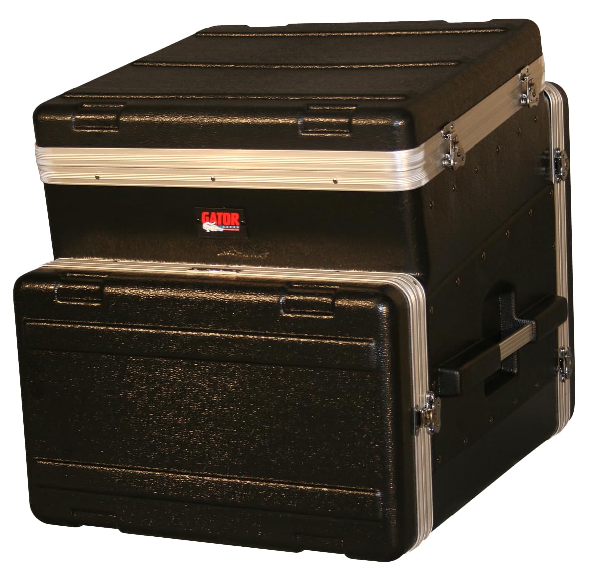 Gator ATA Molded 10U Top / 6U Bottom PE Slant Top Console Rack
