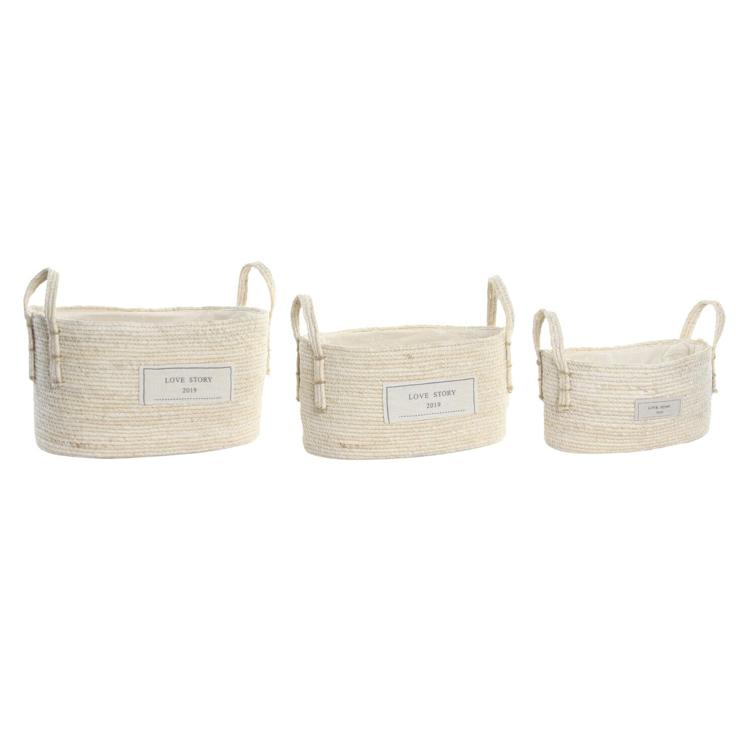 Panier tresse coton haut de gamme texture naturelle pour decoration interieure