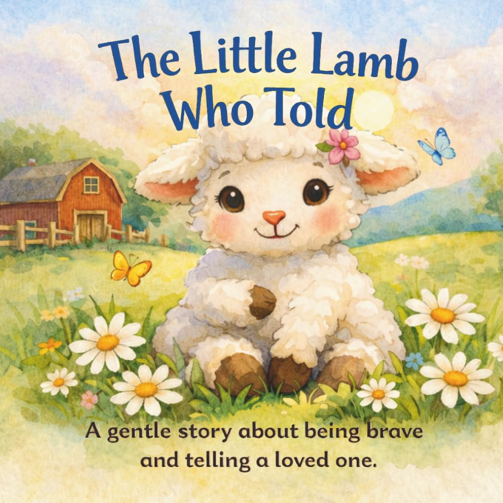 The Little Lamb Who Told: a gentle story about being brave and telling a loved one