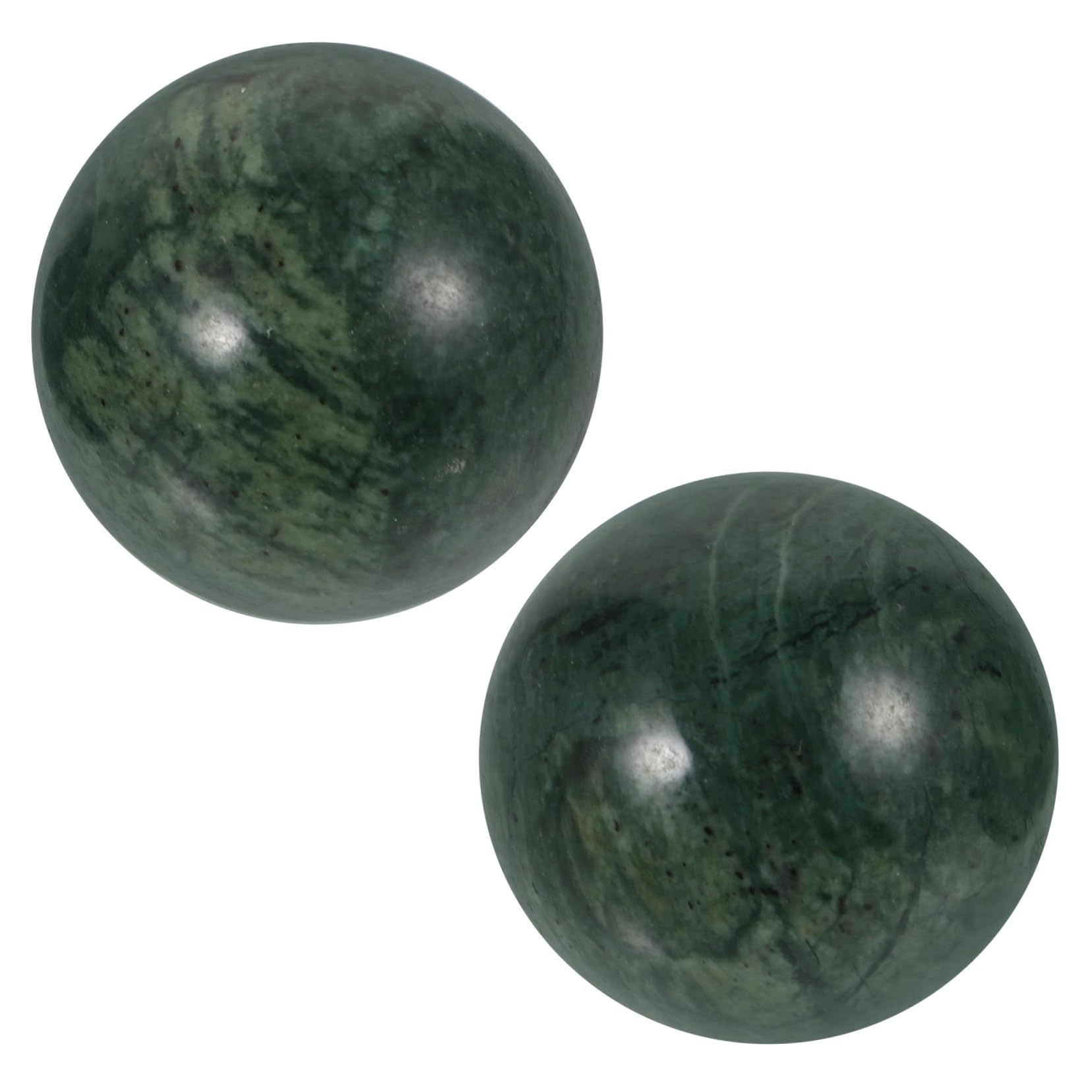 PACKOVE 6stücke Jade Handballs Massagebälle Handmassage Und Handgelenk- Leicht Und Tragbar Für Entspannende Fitness Natürliche Steine Stressreduktion