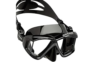 Cressi Panoramic Wide View Diving Mask: Swim Against the Current with Unparalleled Vision