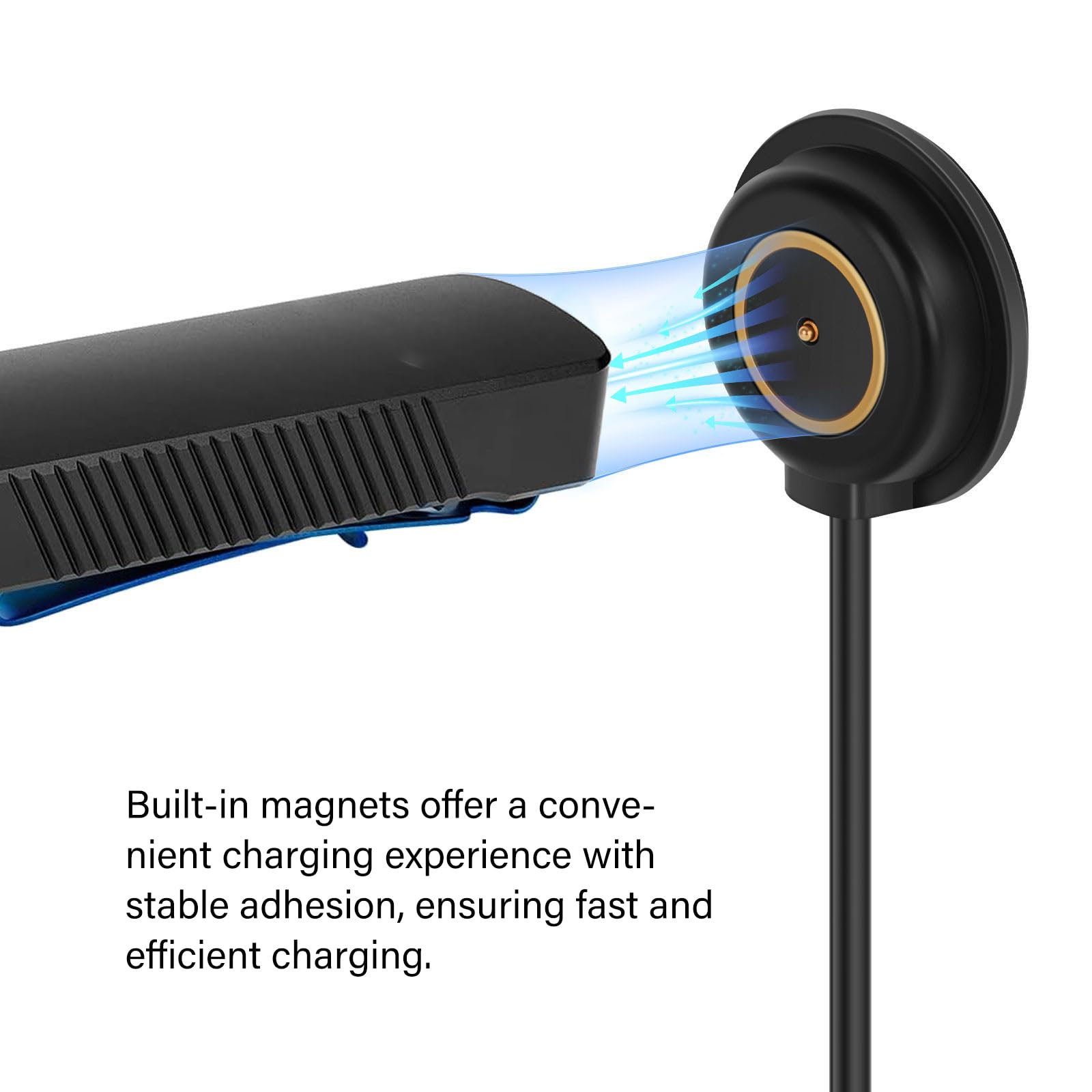 Station de charge compacte avec connexion rapide, compatible avec plusieurs appareils, protection légère, charge portable intelligente avec station d'accueil pour plusieurs appareils ABS, base