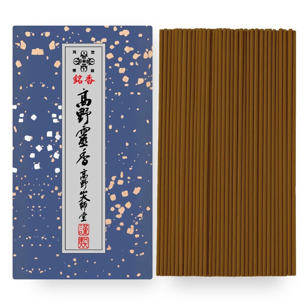 Amazon.co.jp: 高野霊香 線香 お香 銘香 大箱 約350本入 長さ