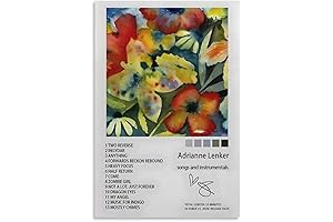 Adrianne Lenker Songs Canvas Poster: Vibrant Expression of Folk and Indie Spirit