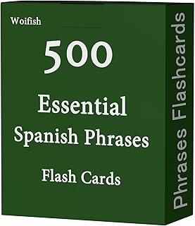 500 Common Spanish Phrases Flash Cards
