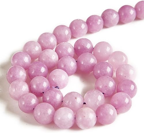 Miniatura 3 de 100 cuentas de kunzita de 0.236 pulgadas (0.236 in) cuentas de piedras preciosas naturales redondas sueltas para hacer joyas