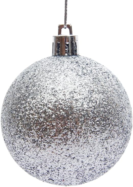Miniatura 9 de 24 esferas decorativas de Navidad para árbol de Navidad, esferas colgantes para decoración de festividades, bodas, fiestas (2.36 pulgadas - 2.4 in,