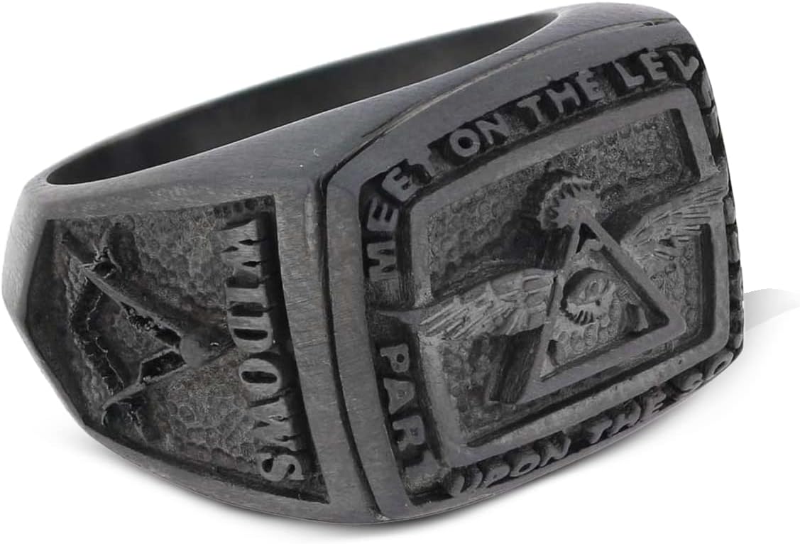 Widows Son Masonic Ring, Masonic Riders Ring, Widows Son Signet Ring, Masonic Biker Association Statement Ring, Son Ring, Biker Ring