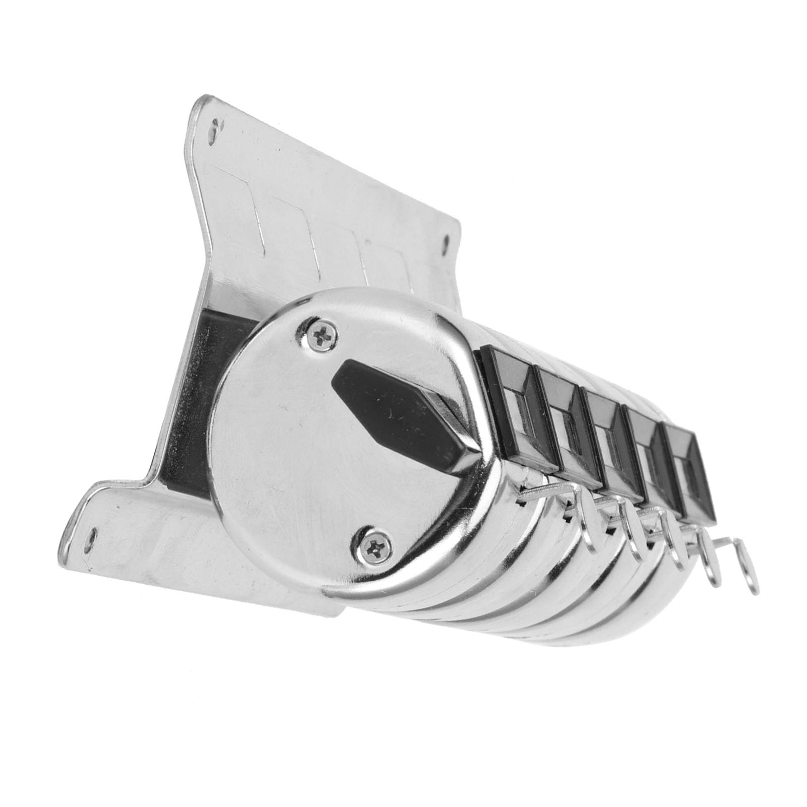 ZJchao Compteur de Clicker, Comptoir de Décompte à la Main Métal, Réinitialisation Manuelle 5 Unités Outil Matériel à 4 Chiffres Compteur à Main en Acier Inoxydable pour Compter Les Personnes et Les