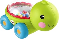 Baby Crawling Toy Poppity Pop Turtle Push-Along Vehicle with Ball Popping Sounds for Infants Ages 6&plus; Months&ZeroWidthSpace;