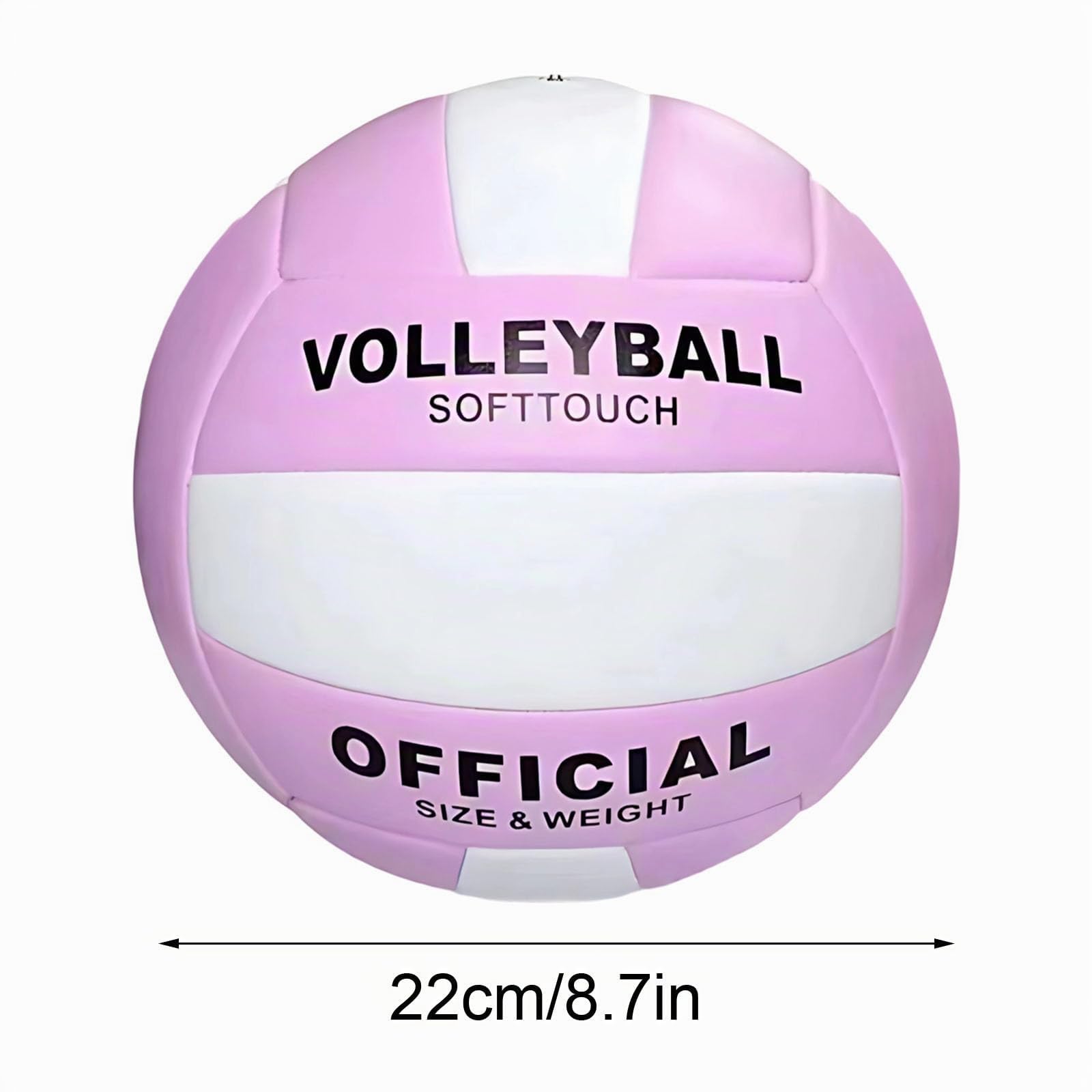 Super Soft Volleyball Offizielle Größe 5, Wasserdichter Volleyballball mit Pumpe, Wasserdichter Volleyballball mit Pumpe, Outdoor und Indoor für Pool, Strand, Fitnessstudio, Sporthallen