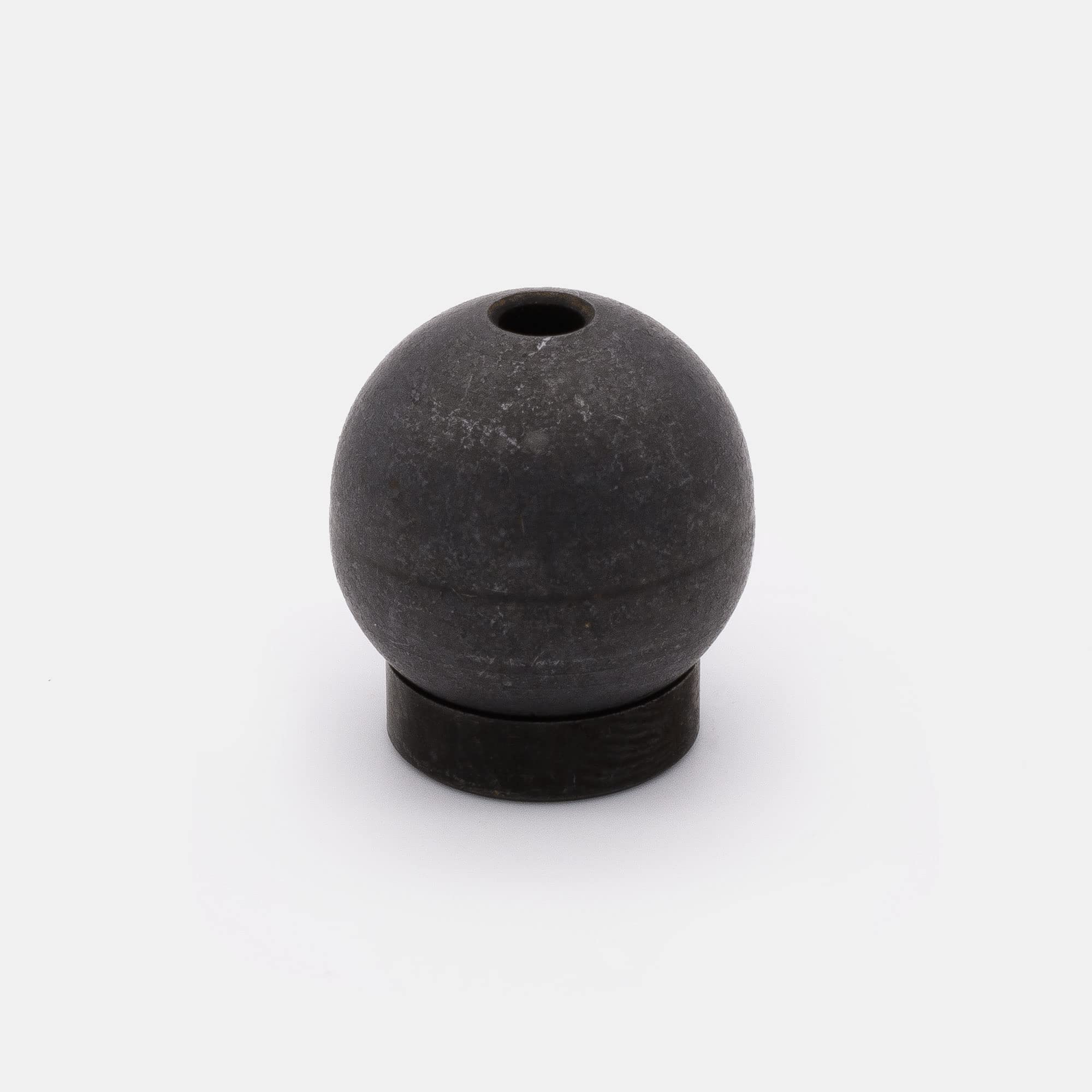 Solid Brass Ball Japanese Incense Stick Holder from Hakuhodo Sumitani Made in Japan - zen minded
