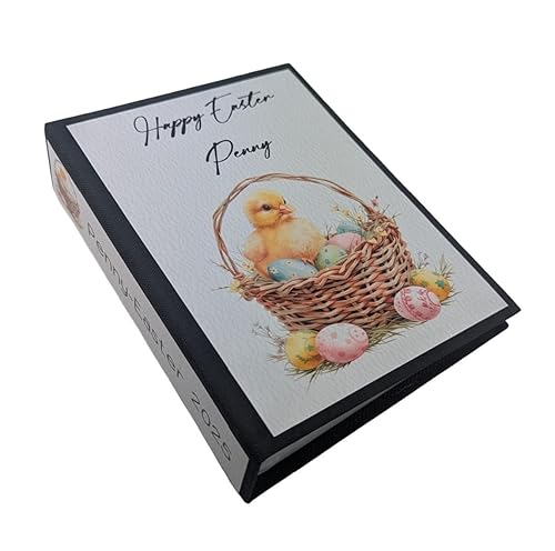 Easter Photo Album Peter Cottontail Bunny Rabbit Flopsy IA#587 Personalized Linen Picture Scrapbook Baby Boy or Girl