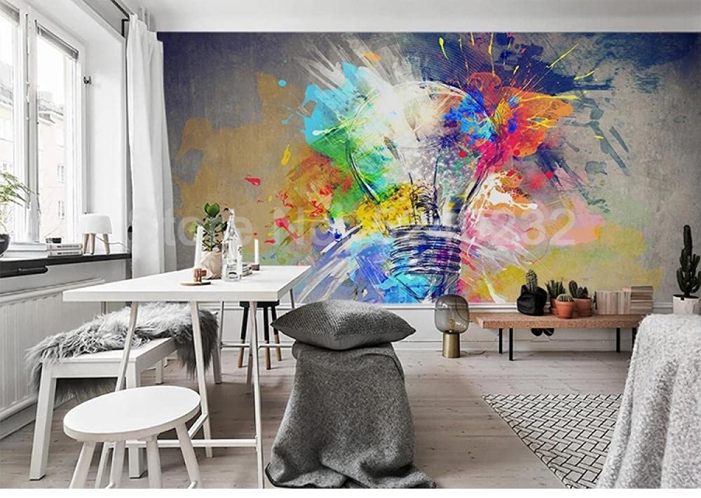 Papier peint mural 3D pour agrandir une pièce et mur blanc monotone