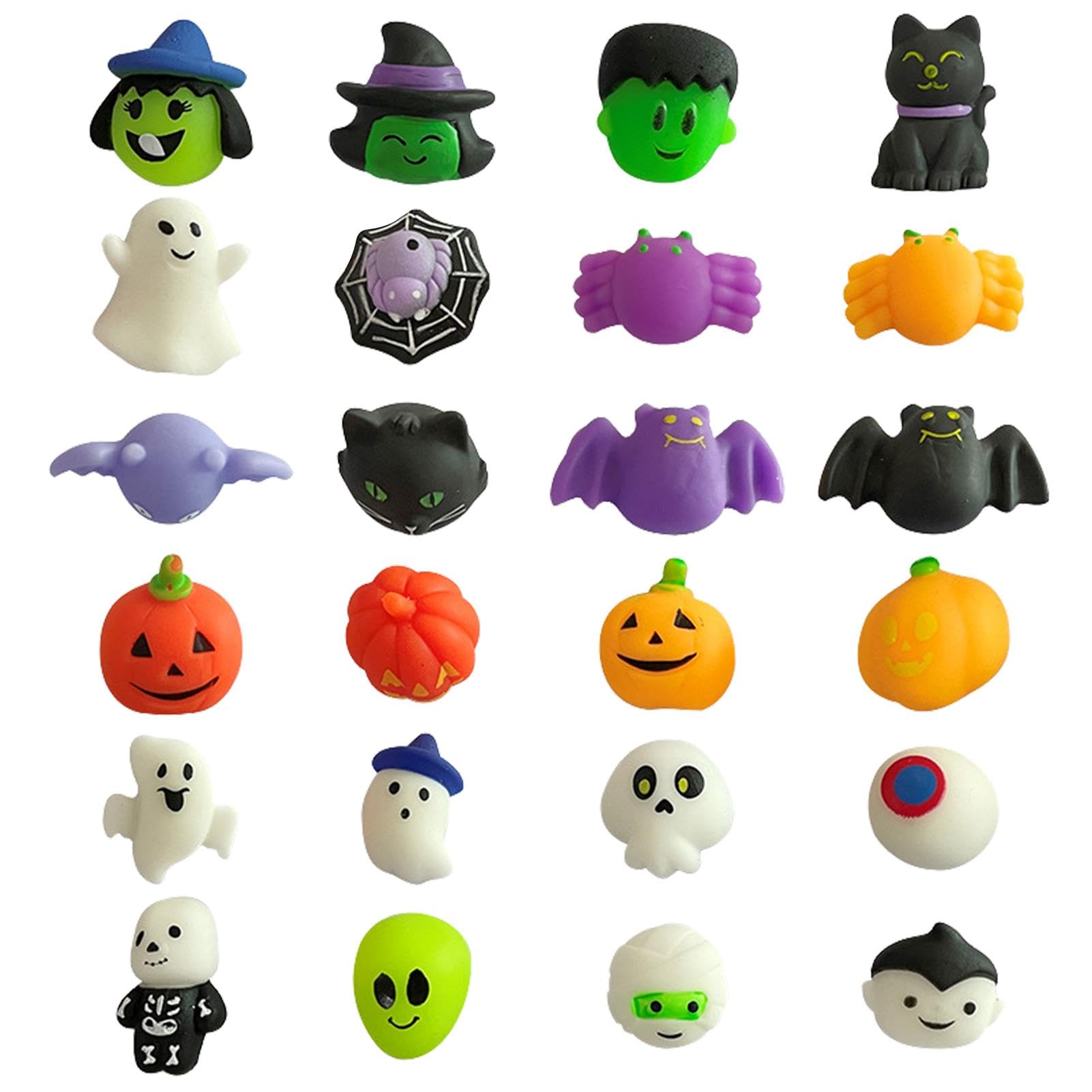 Amazon | 24個 スクイシーおもちゃ ハロウィン スクイーズ おもちゃ