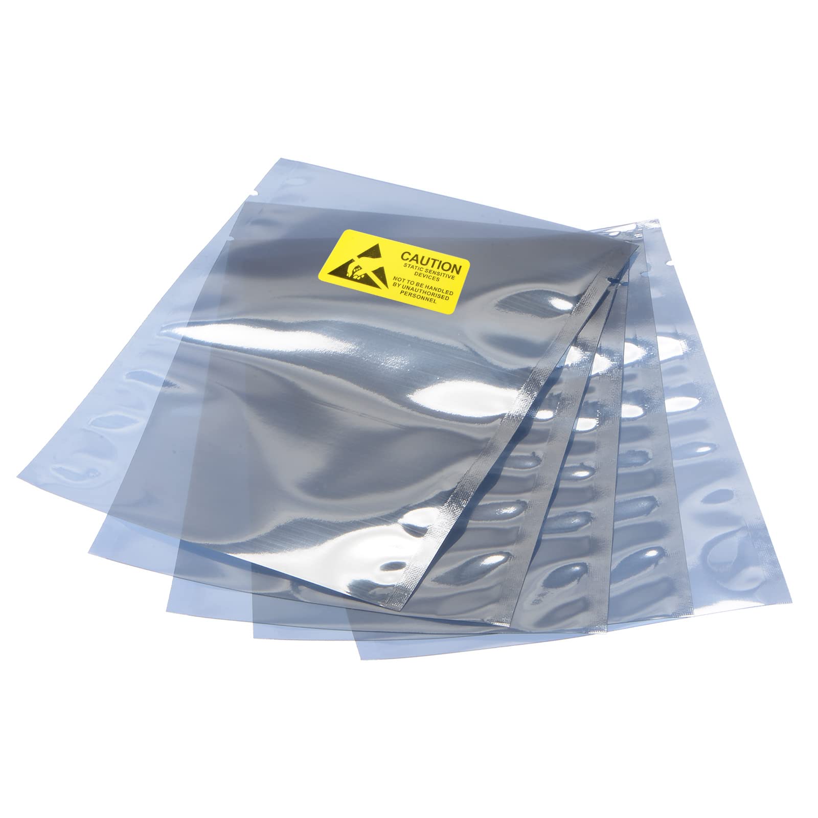 MECCANIXITY Anti Static Bags Shielding Bag 50pcs 4.3x6inch(11x15cm) Open Top with Labels for Hard Drive HDD SSD-image-43