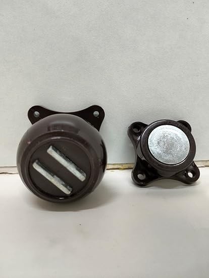 Door Magnets for Main Bedroom Door Maroon Brown Colour (Set of 1)