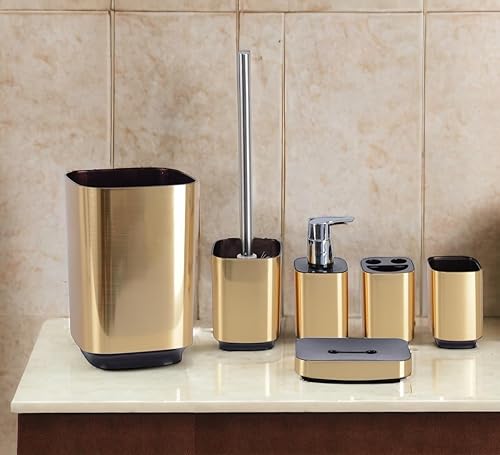 Miniatura 10 de Daniel's Bath & Beyond Set de accesorios de baño rojo Regency